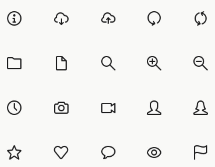 Free Linear Icon Packs