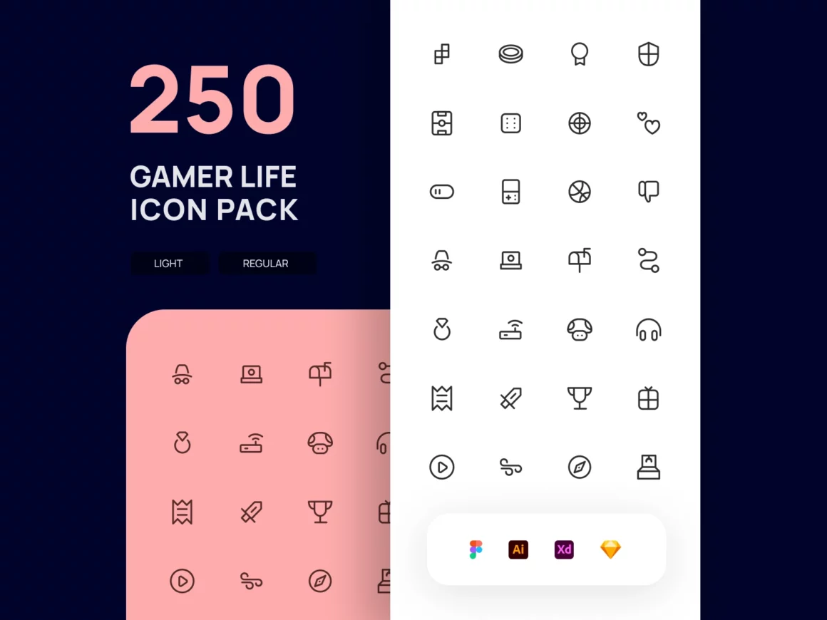 Free Gamer Life Icon Pack