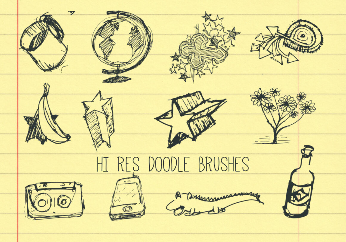 High Res Doodle Brushes