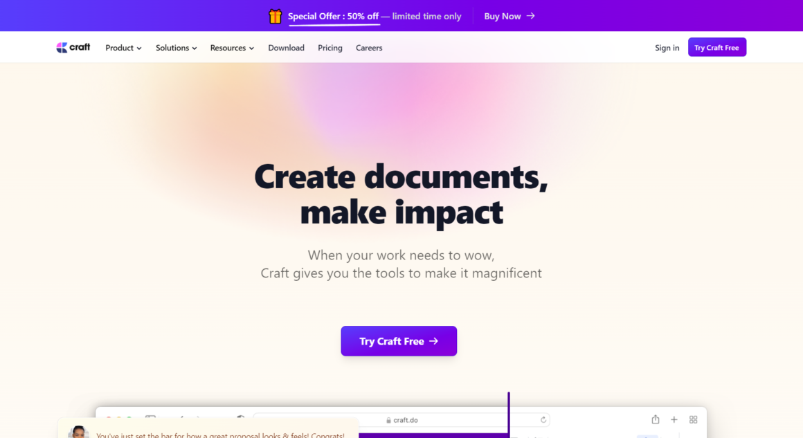 Craft - Stunning Websites Built with Webflow