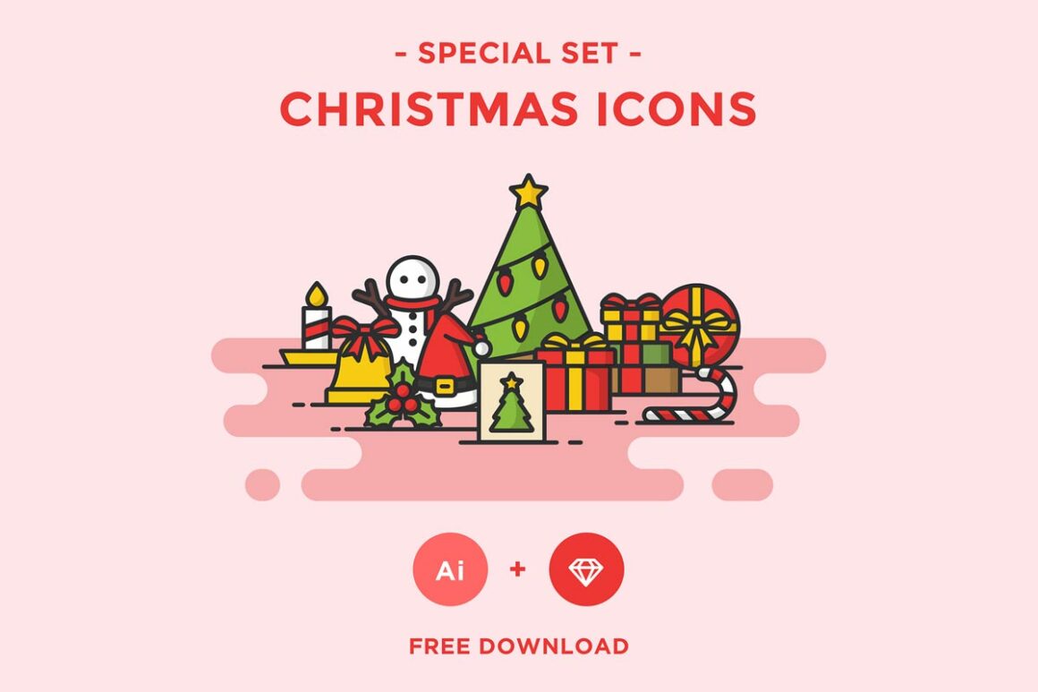 Christmas Icons Set