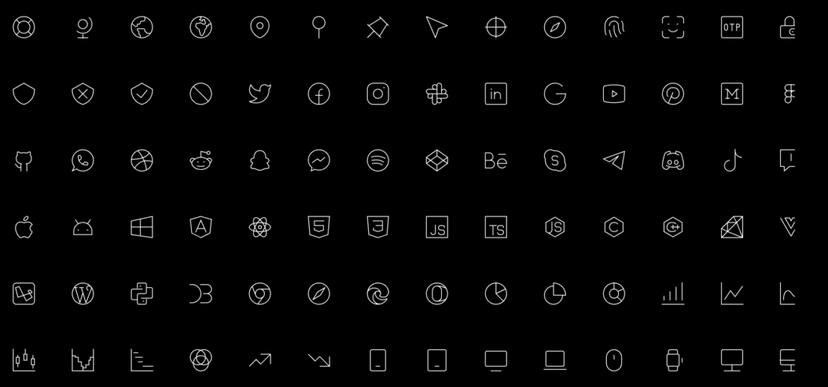 Best Free Linear Icon Packs