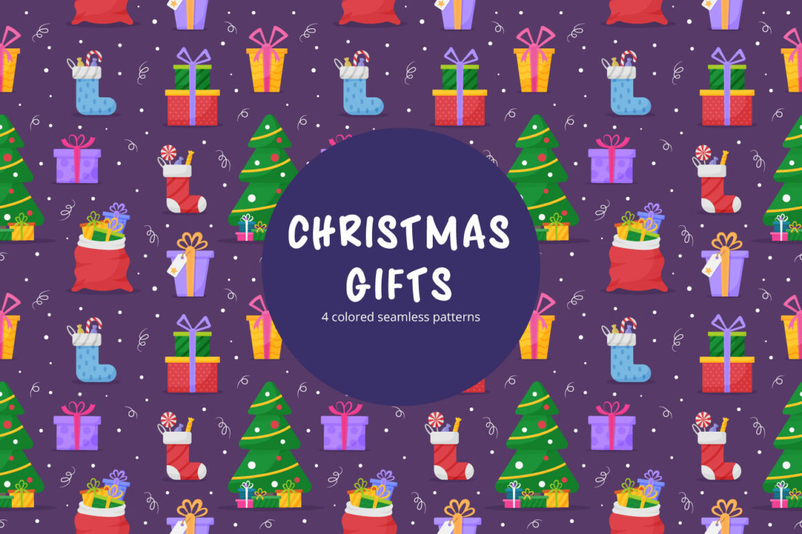 Christmas Gifts Vector