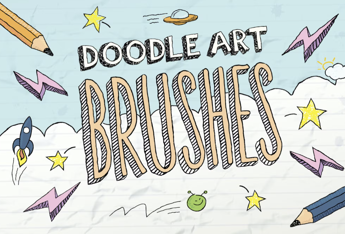 Free Doodle & Hand-Drawn Photoshop Brush