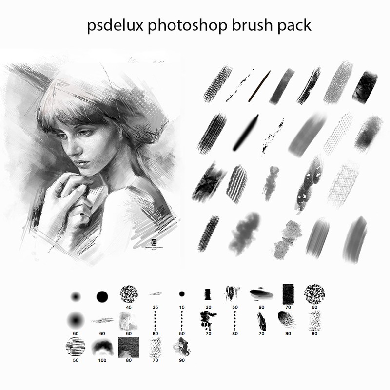 Free Doodle & Hand-Drawn Photoshop Brush