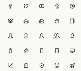 33 Best Free Linear Icon Packs For UI Design - Inspiration ...