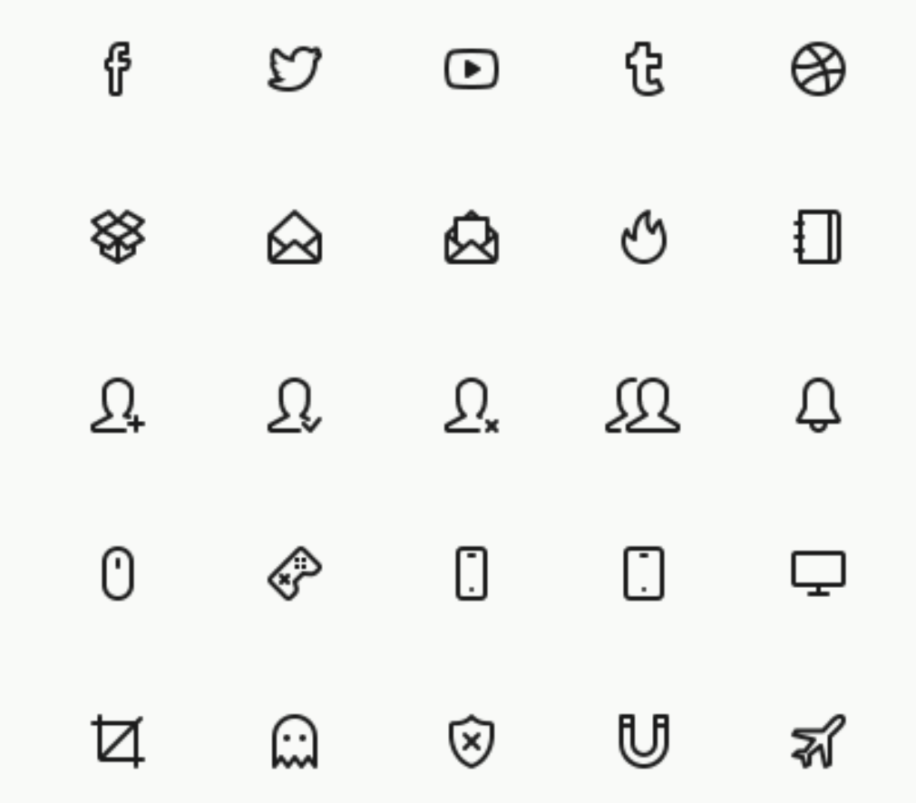 Best Free Linear Icon Packs