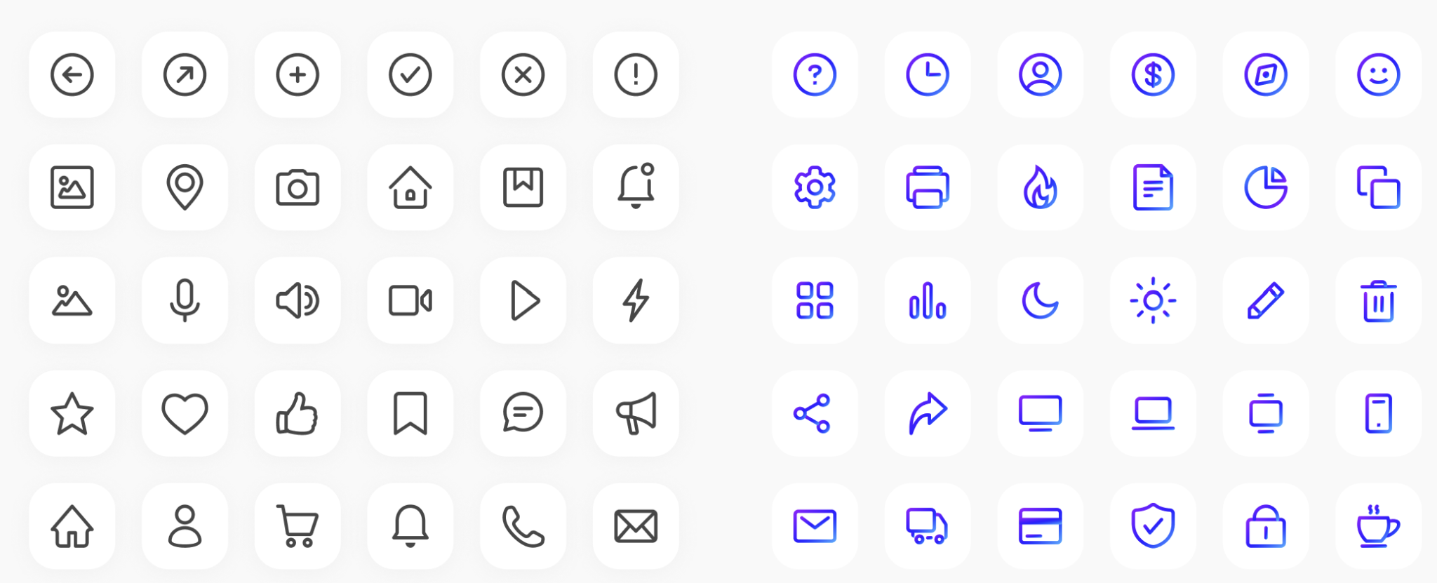 33 Best Free Linear Icon Packs For UI Design - Inspiration ...