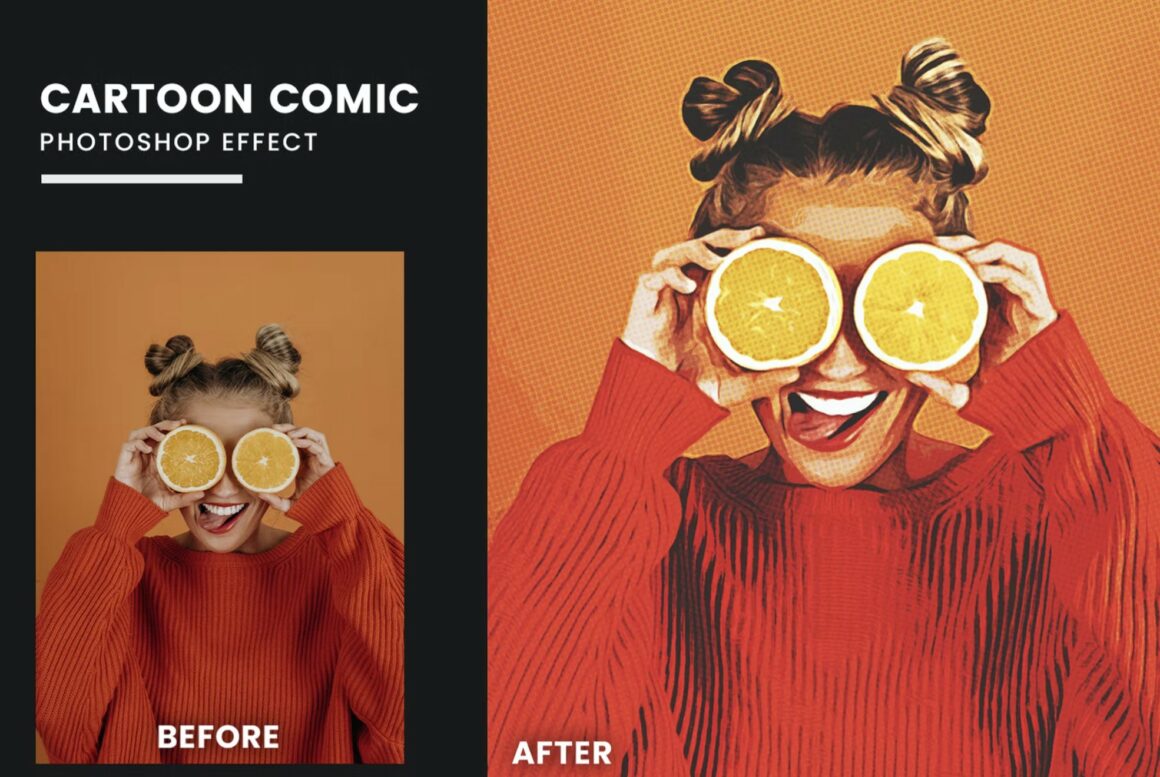 comic & cartoon photoshop actions