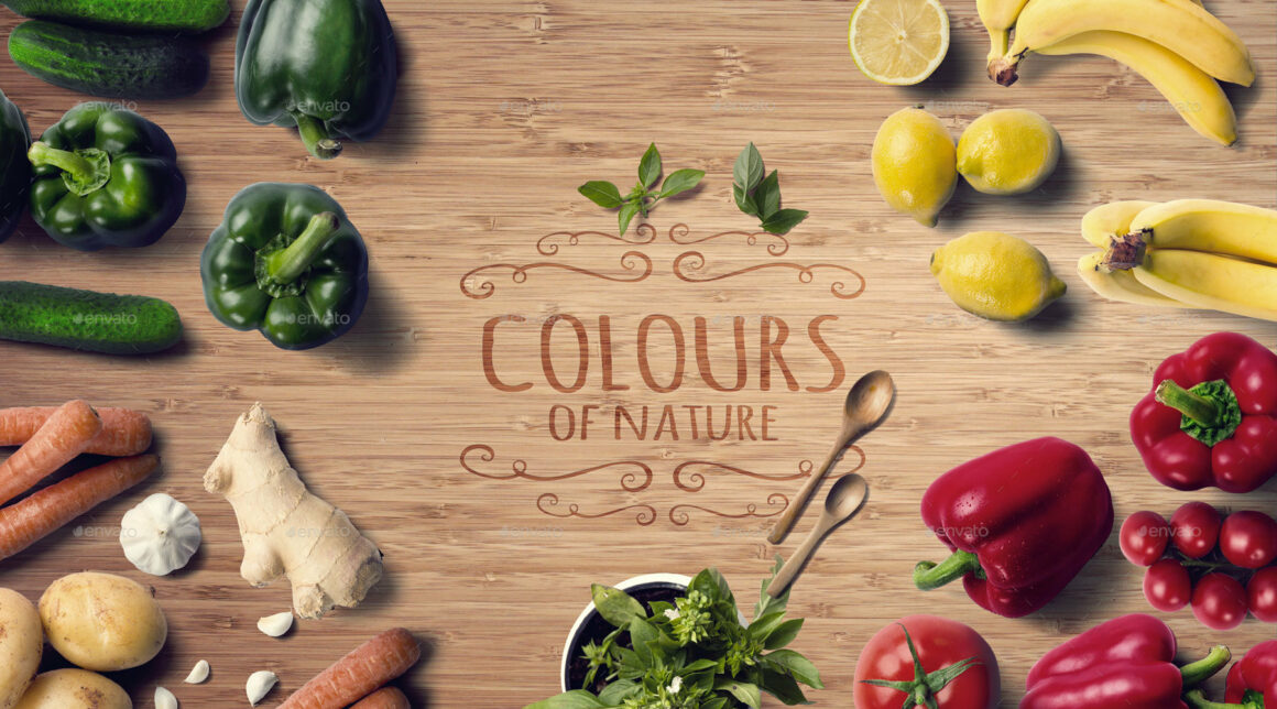 Organic Food Mockup & Hero Images Scene Generator