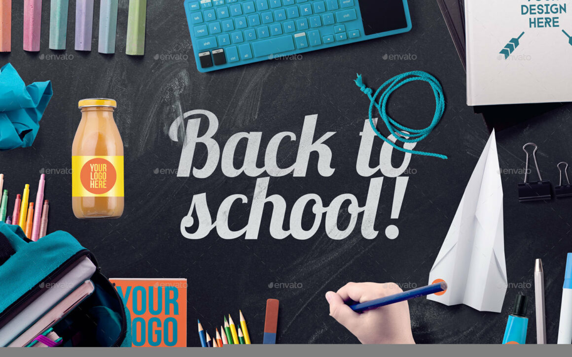 Back To School Mockups and Hero Image Scene Generator