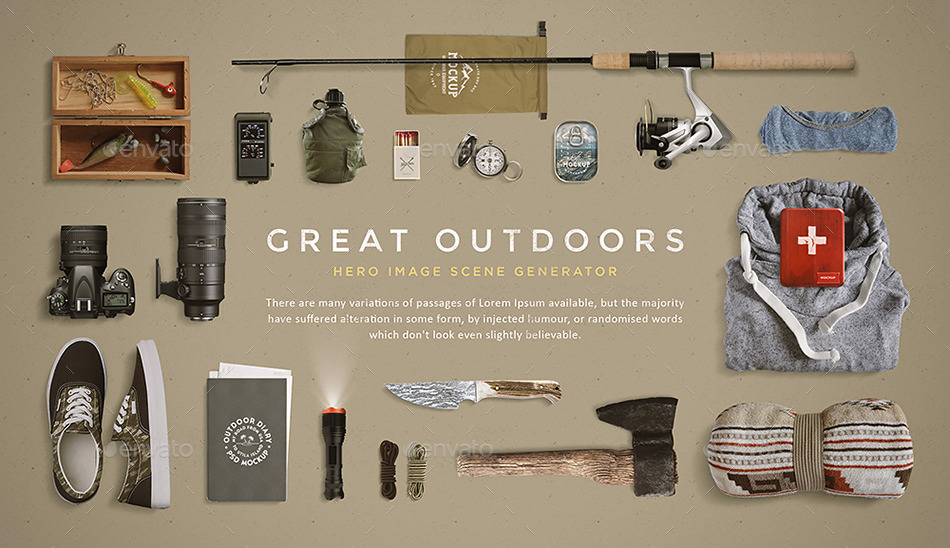 Great Outdoors Hero Image Scene Generator