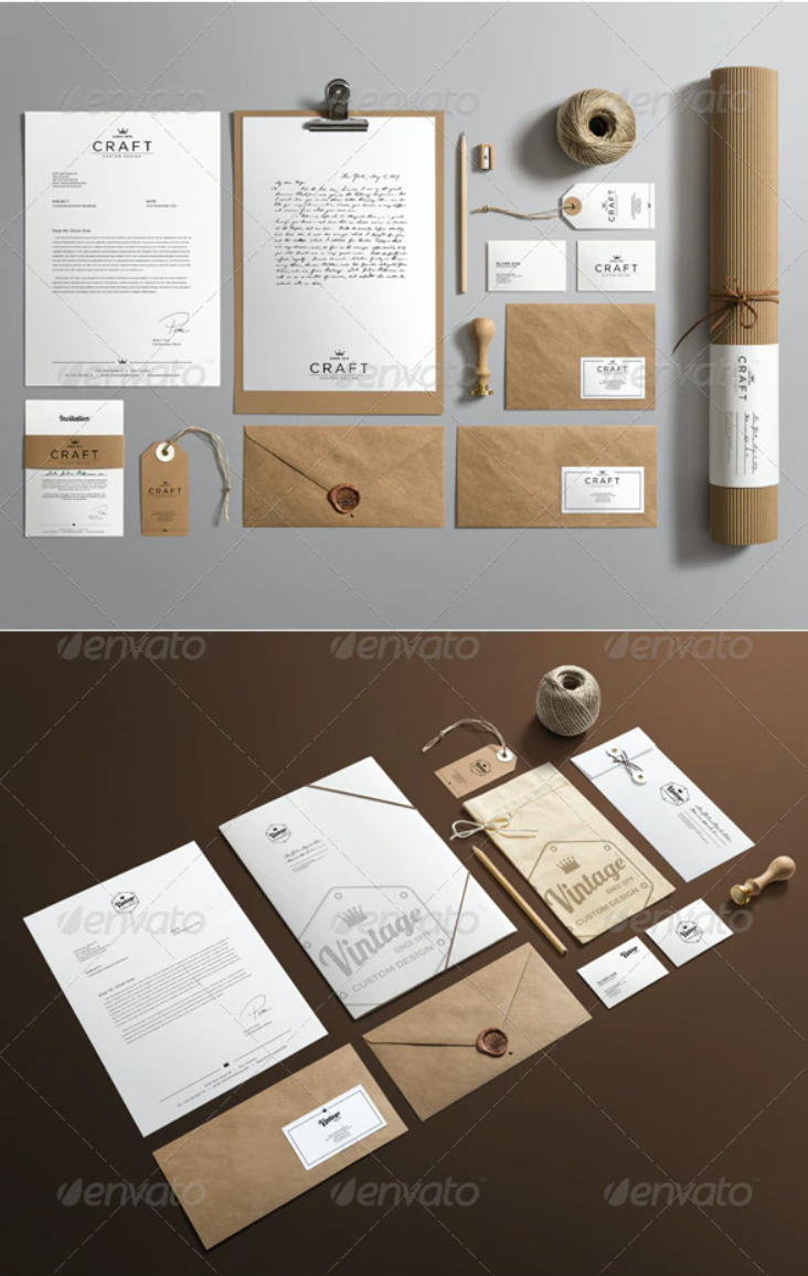 Stationery / Branding Mock-Up Scene Generator