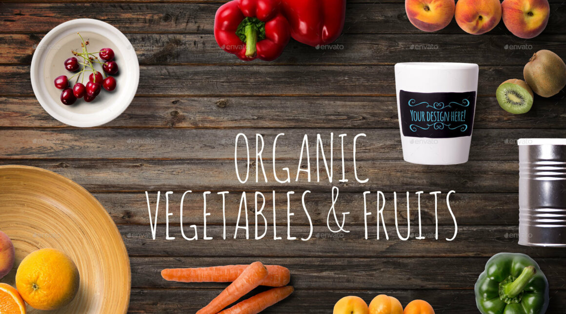 Organic Food Mockup & Hero Images Scene Generator