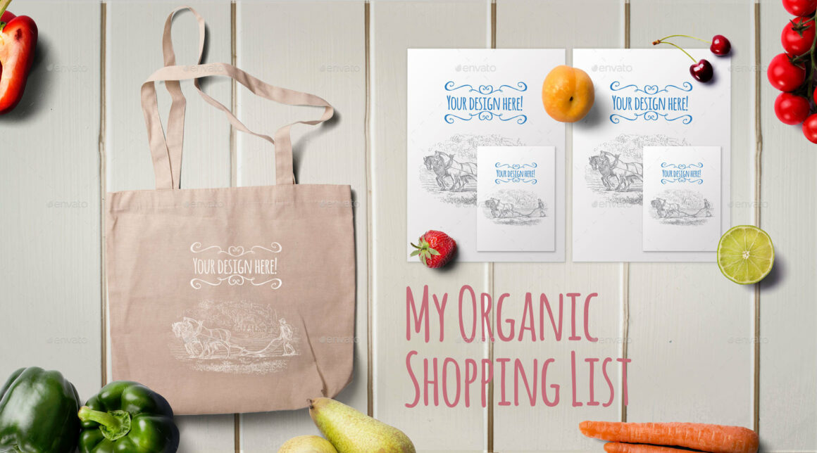 Organic Food Mockup & Hero Images Scene Generator