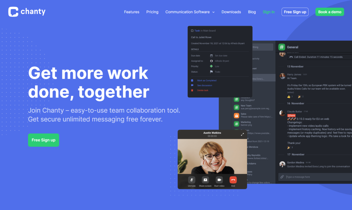 Chanty – Team Communication and Collaboration Software