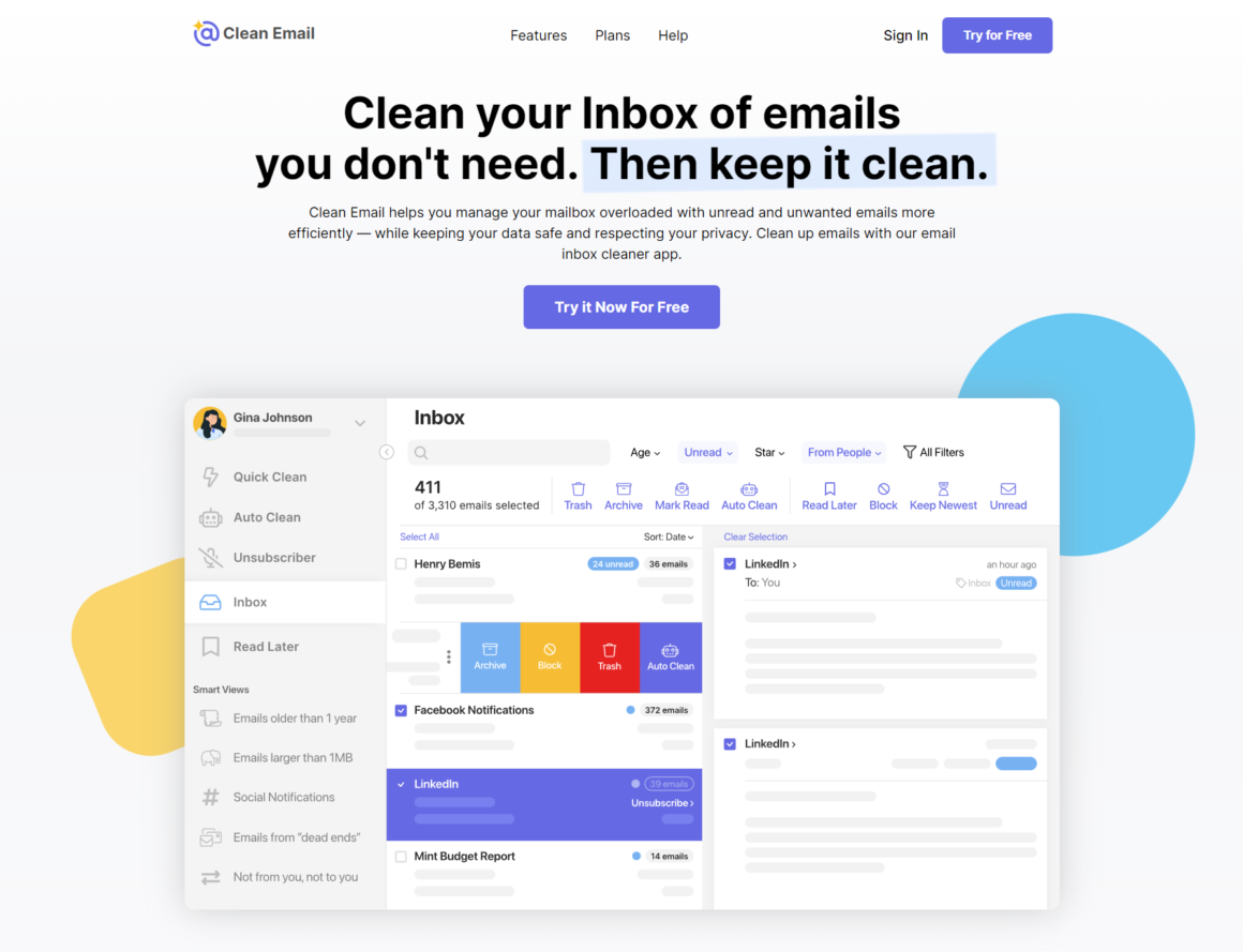Clean Email Inbox – Organize and remove emails you don't need