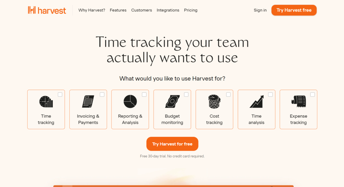 Harvest | Time Tracking Software With Invoicing