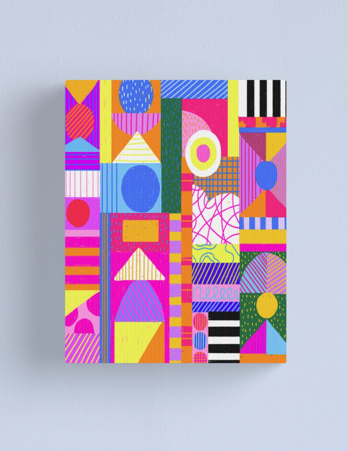 30 Colorful & Abstract Canvas Wall Art Inspiration & Productivity for