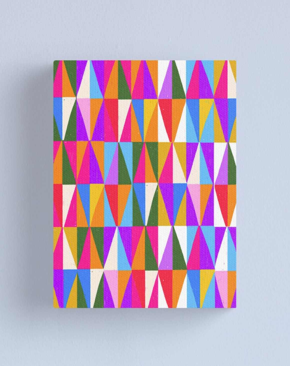 Geometric shapes - abstract illustration Canvas Print
