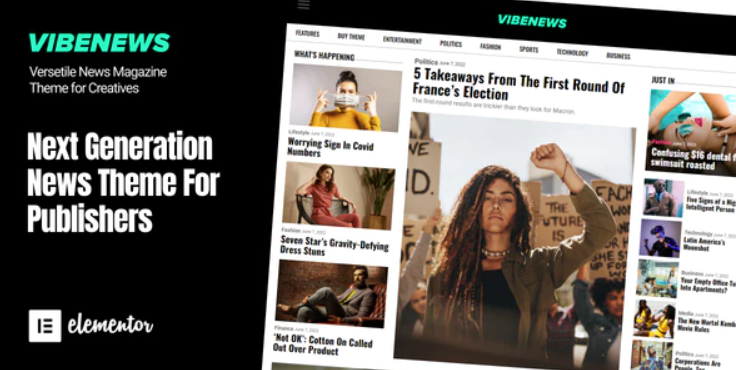 Vibenews - Digital News Magazine Theme