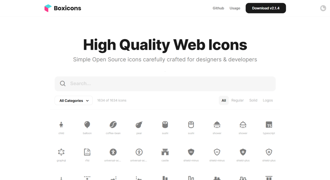 BoxIcons - High Quality Web Icons