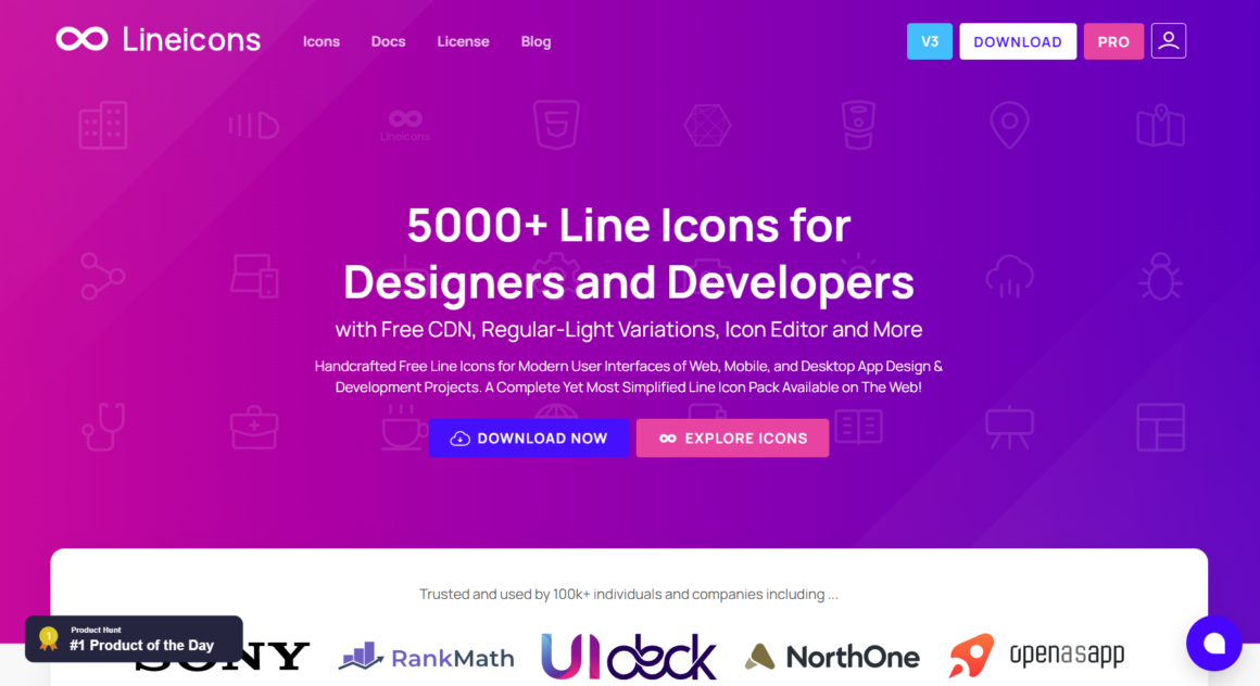 LineIcons - 5000+ Line Icons for Designers and Developers (Tools and Resources for Creators)