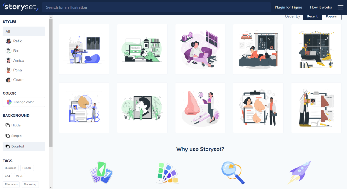 StorySet - Awesome free customizable illustrations