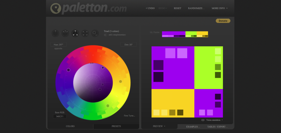 Paletton - The Color Wheel for Designers (Tools and Resources for Creatives)