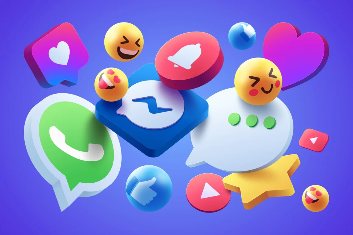 Colorful 3D Icons Set Style