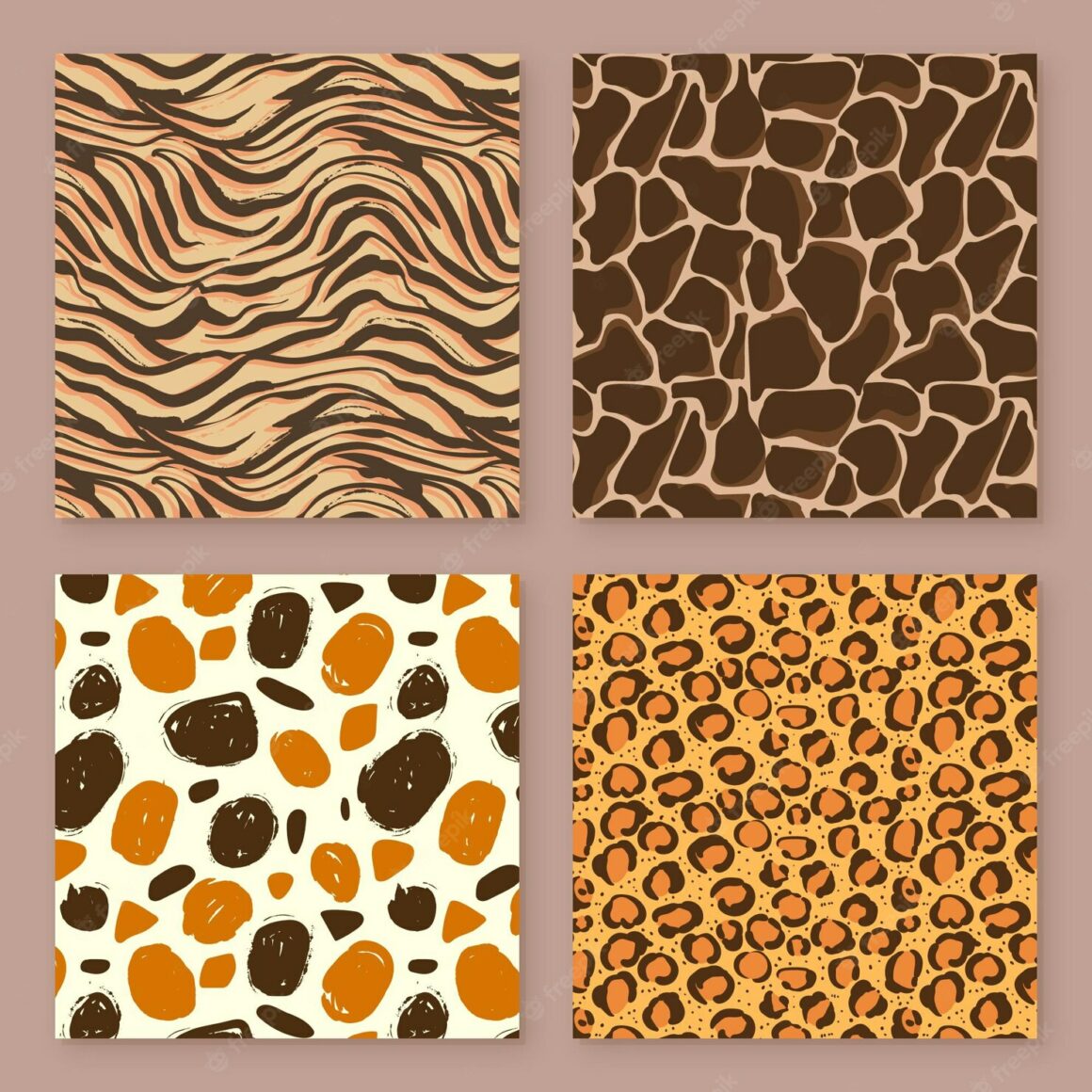 Animal patterns set