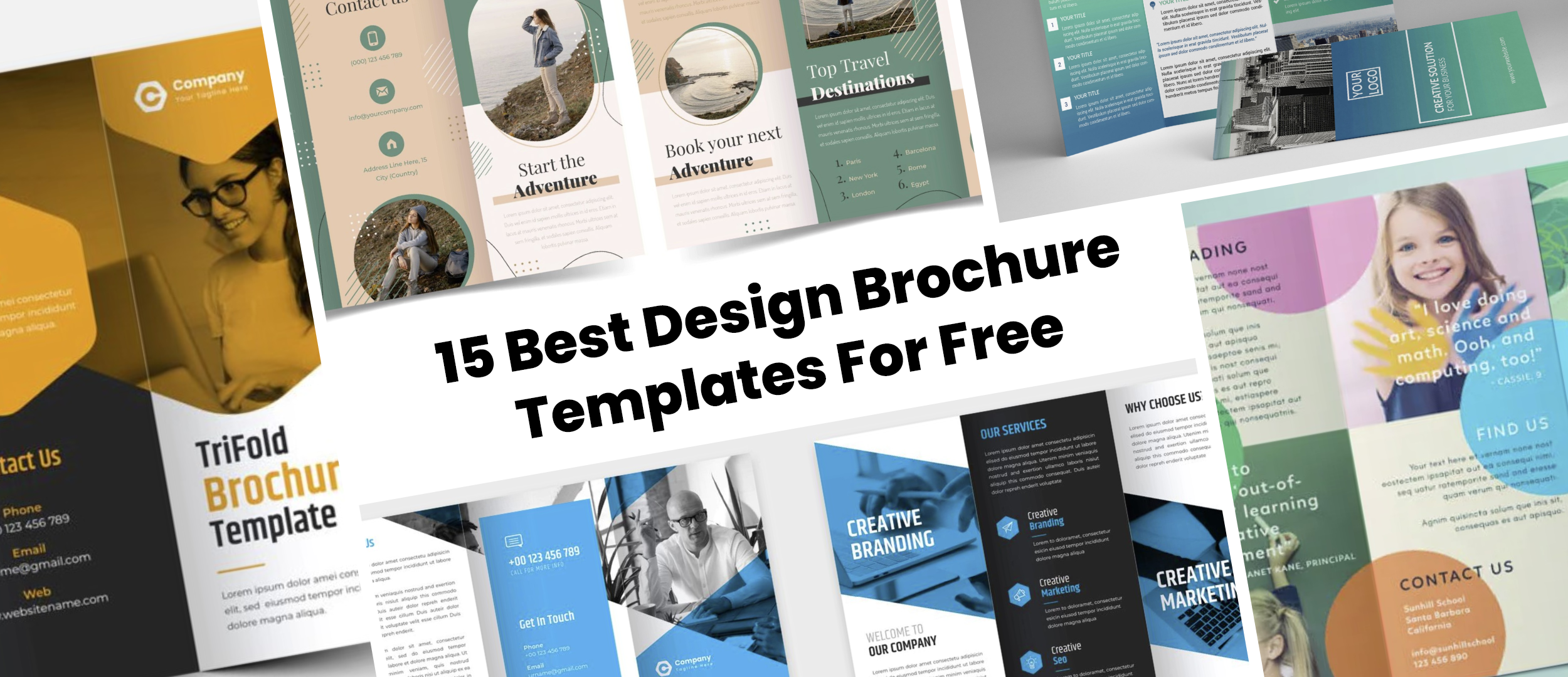 15 Best Brochure Design Templates For Free