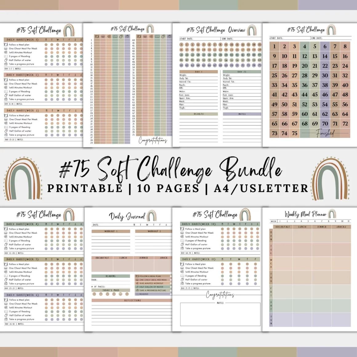 Soft Challenge Printable Planner