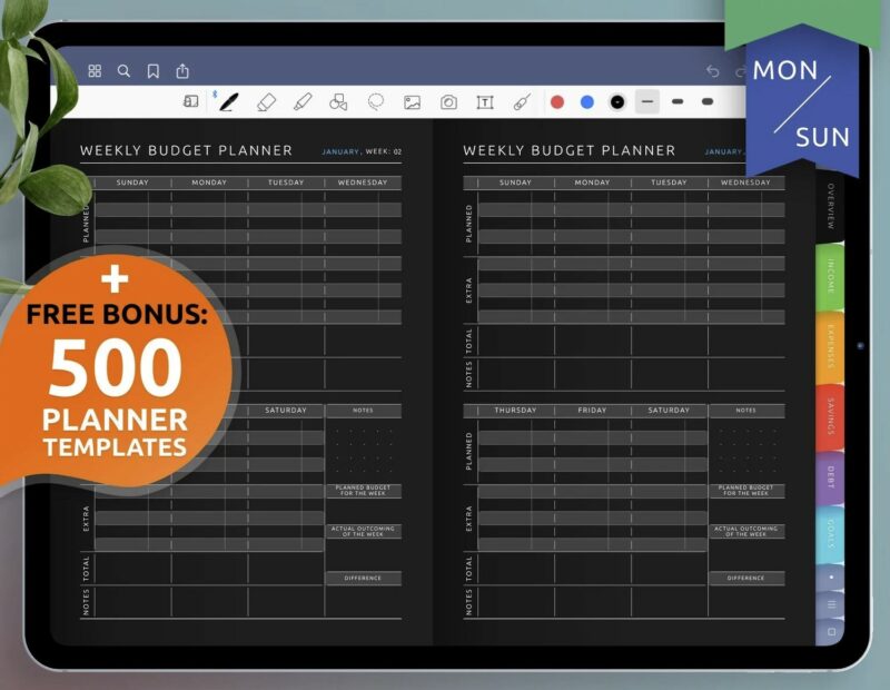 35 Useful and Beautiful GoodNotes Templates