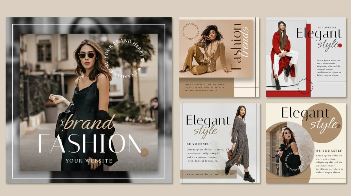 Fashion sale Instagram posts collection