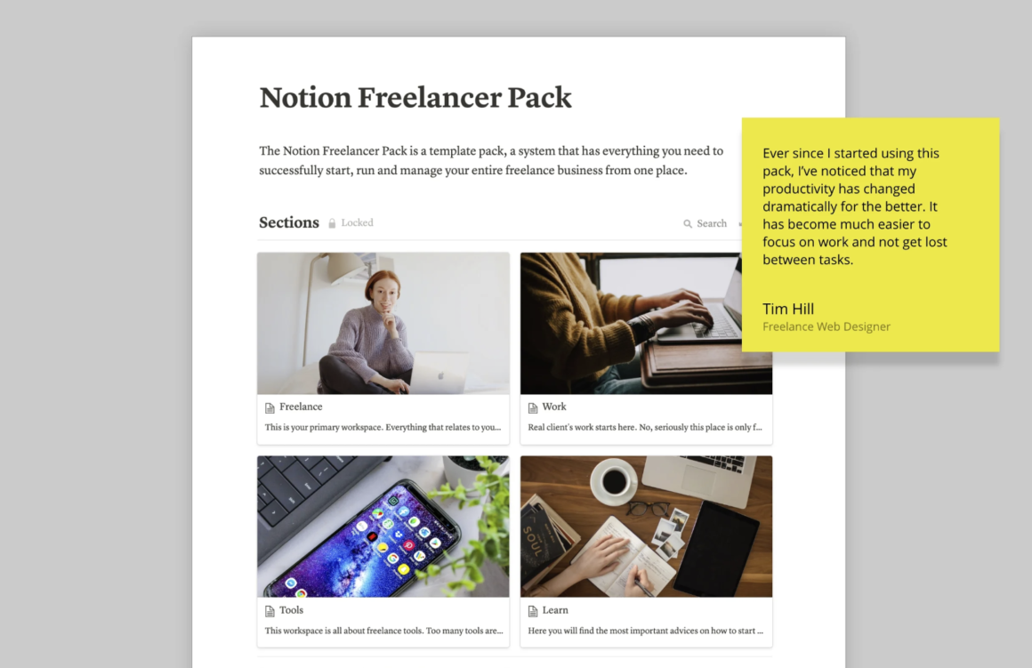 Notion Freelancer