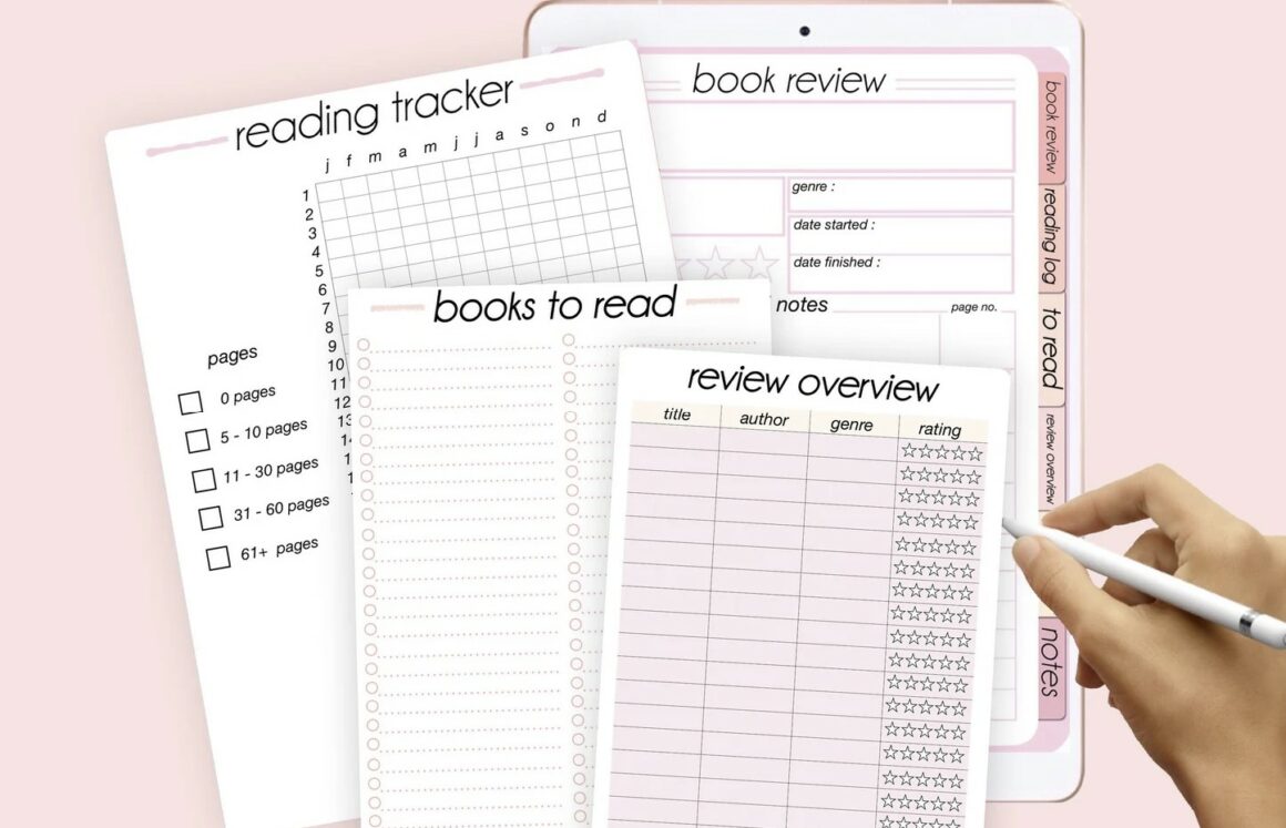 Digital Reading & Book Planner Template