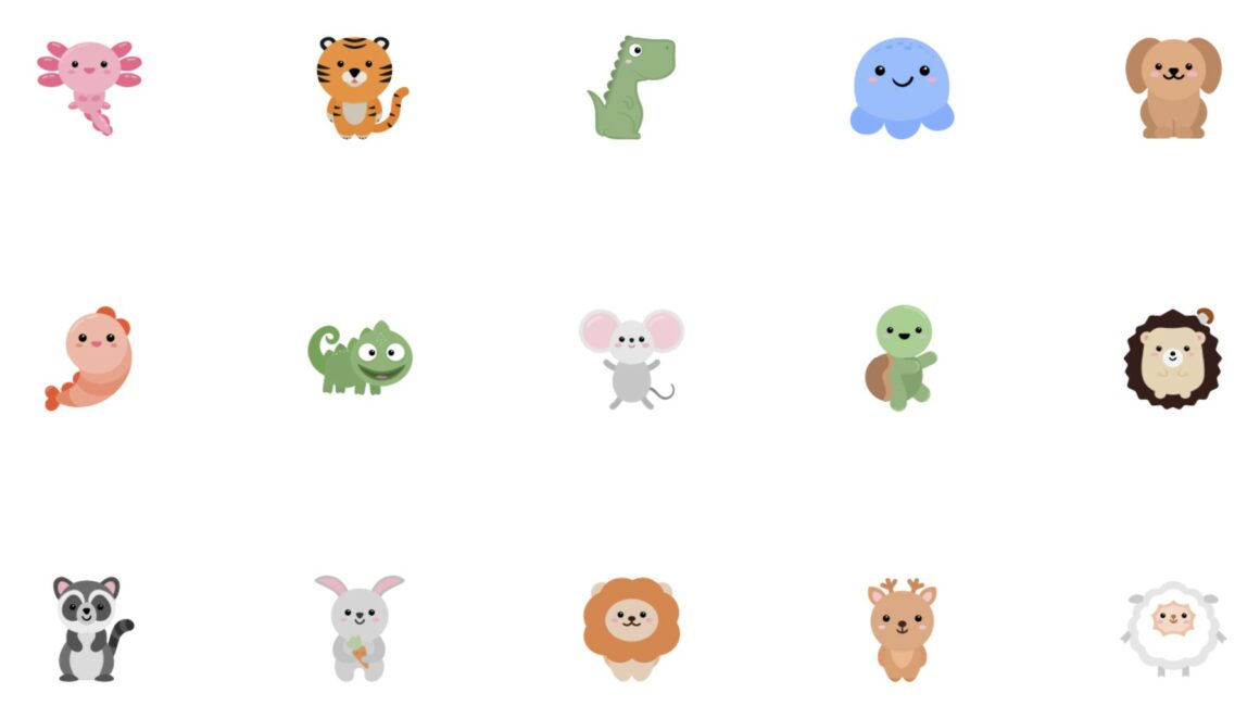23 cute icons Gillde