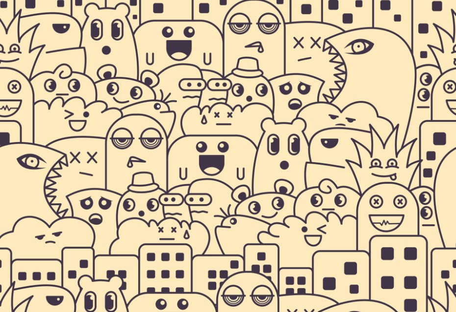 Hand-drawn doodle vectors