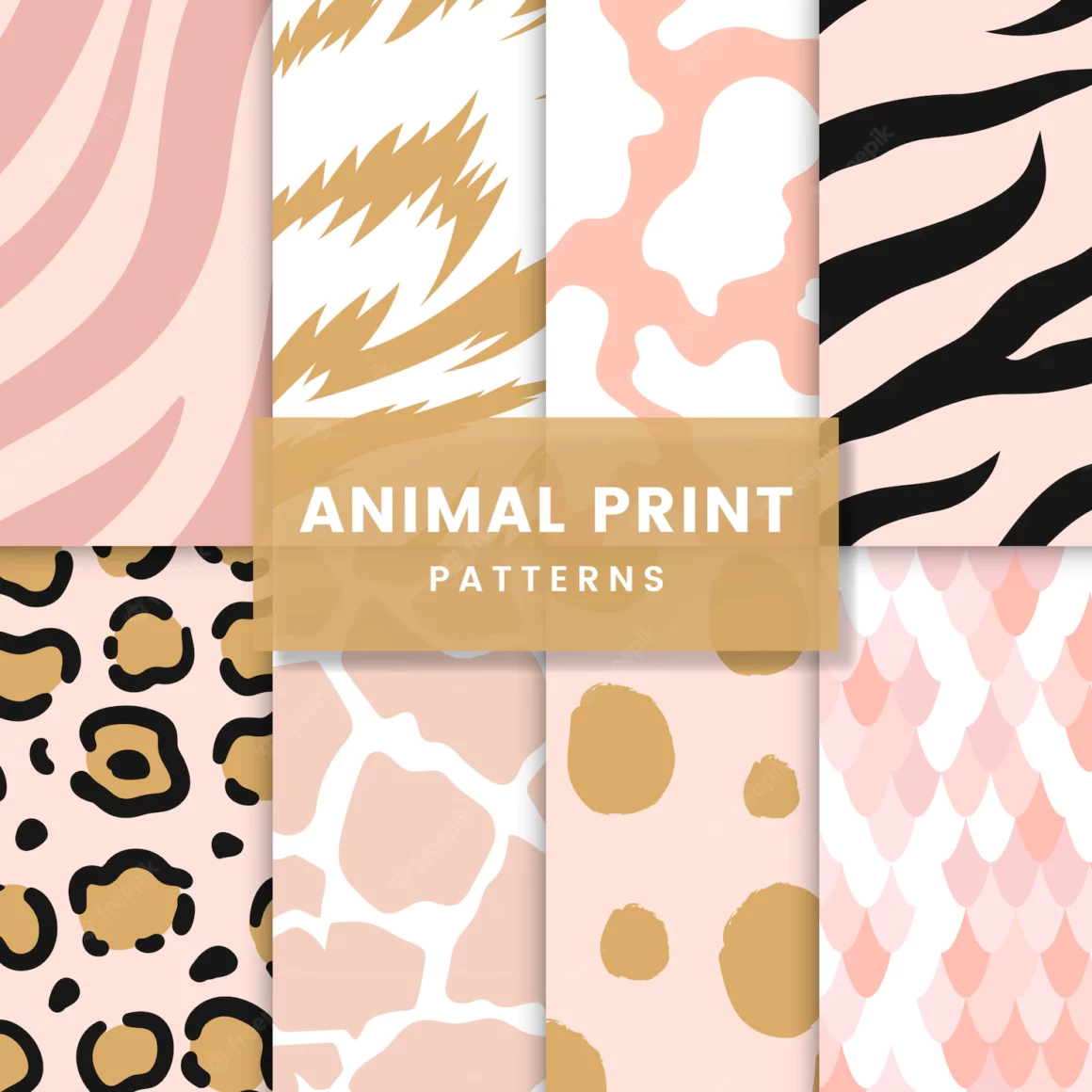 Animal patterns set