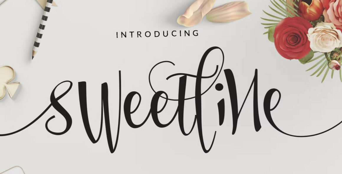 Beautiful Script Font Wedding