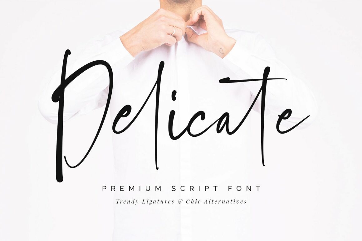 Delicate Script Font