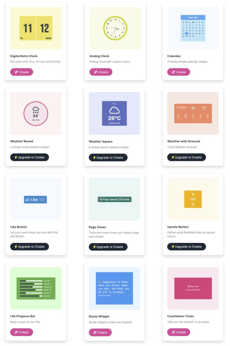 20 Amazing Notion Widgets Inspiration & Productivity for Everyone