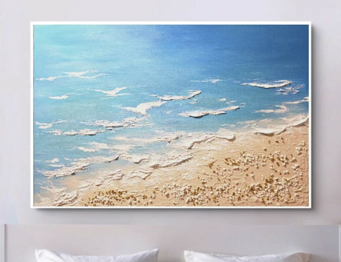 3D Original painting on Canvas for Living room