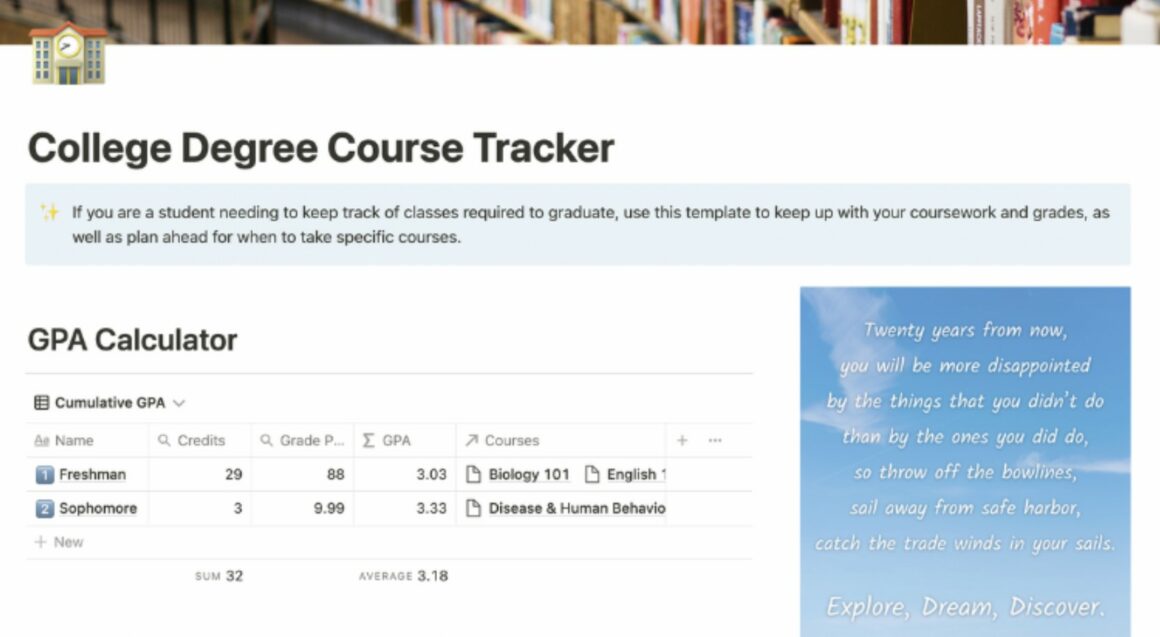 Notion Templates for Students