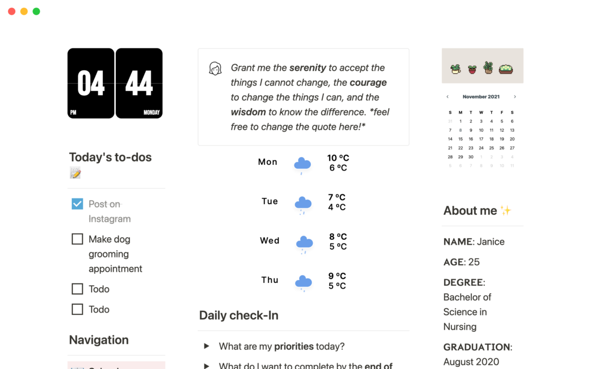 Notion Templates for Students