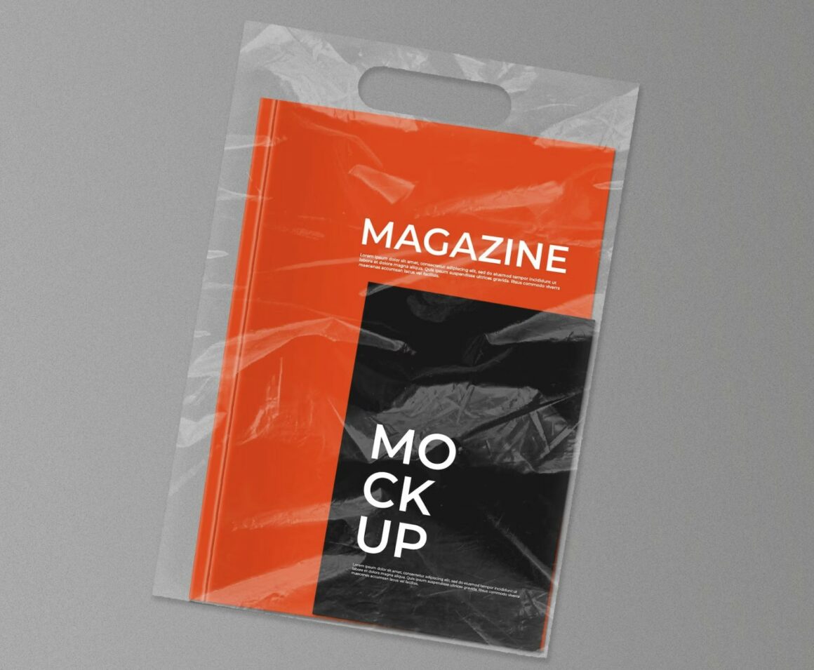 Plastic Bag Mockups for PSD