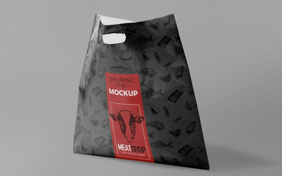 Plastic Bag Mockups for PSD