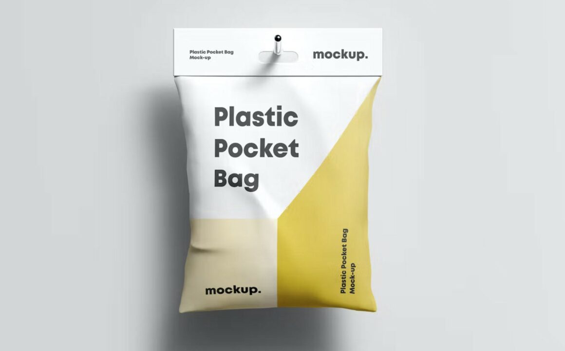 Plastic Bag Mockups for PSD