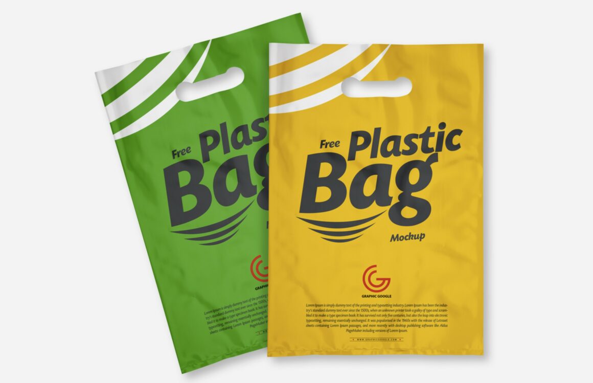 Plastic Bag Mockups for PSD